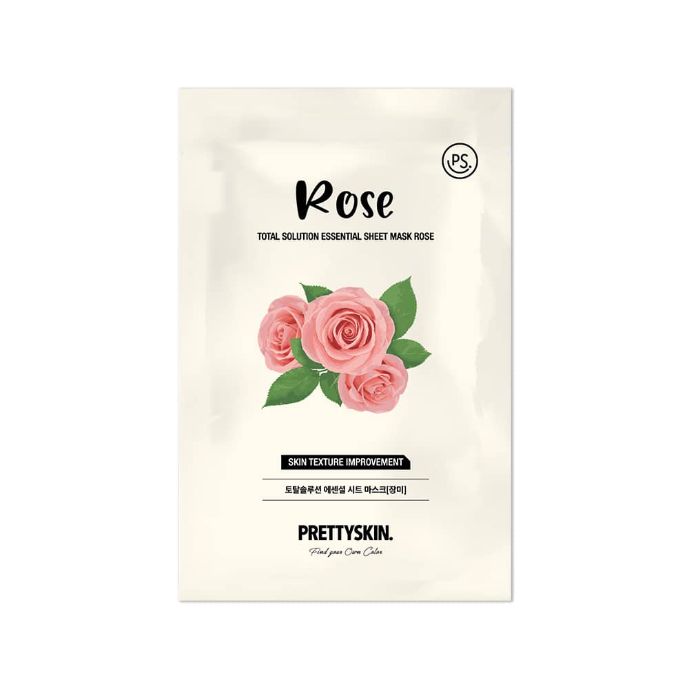 Rose sheet face masks