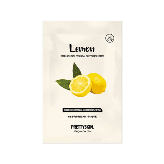 Lemon sheet face masks