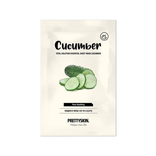Cucumber sheet face mask