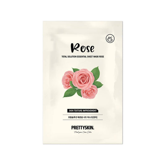 Rose sheet face masks
