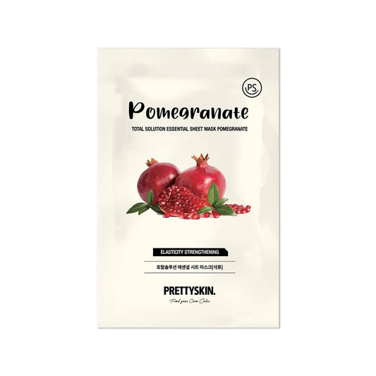 Pomegranate sheet face masks