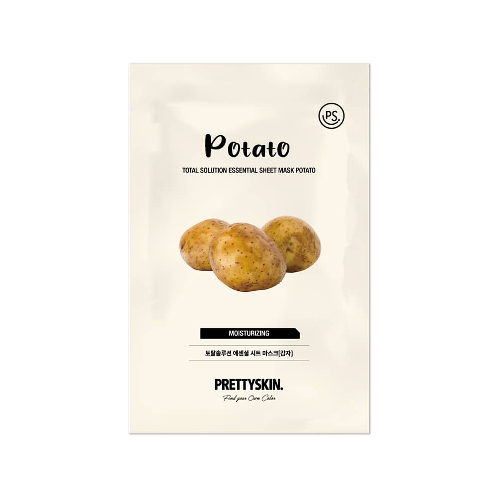 Potato sheet face masks
